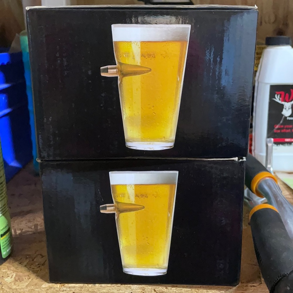 new 16 bullet pint glass